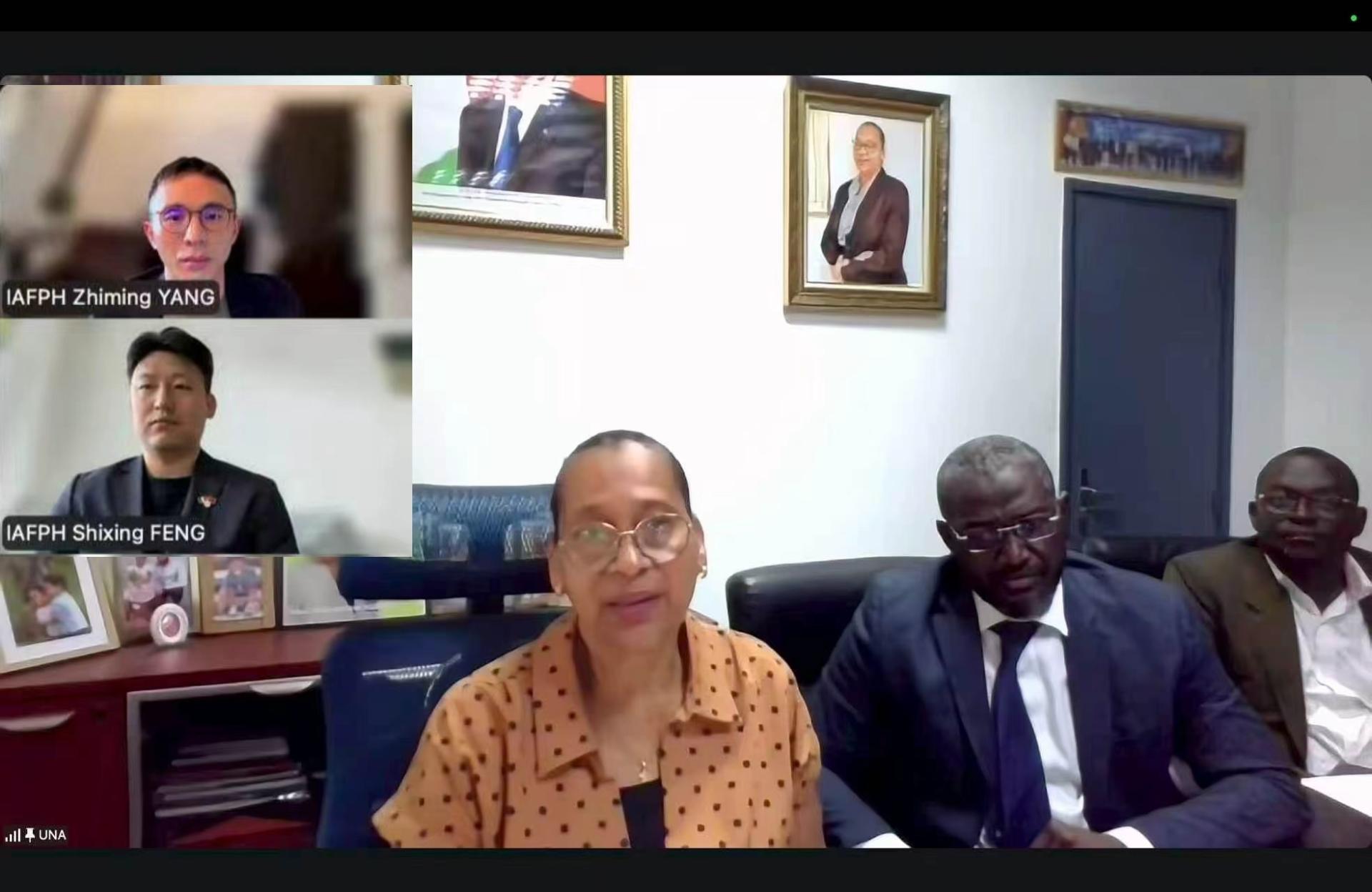 IAFPH-UNA Strategic Partnership: Unlocking New Opportunities for China-Africa Academic Cooperation